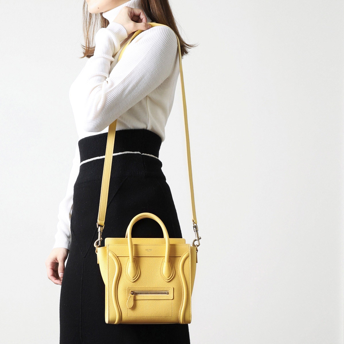 【アウトレット】CELINE セリーヌ ハンドバッグ 2WAY/LUGGAGE NANO ラゲージ ナノ レディース