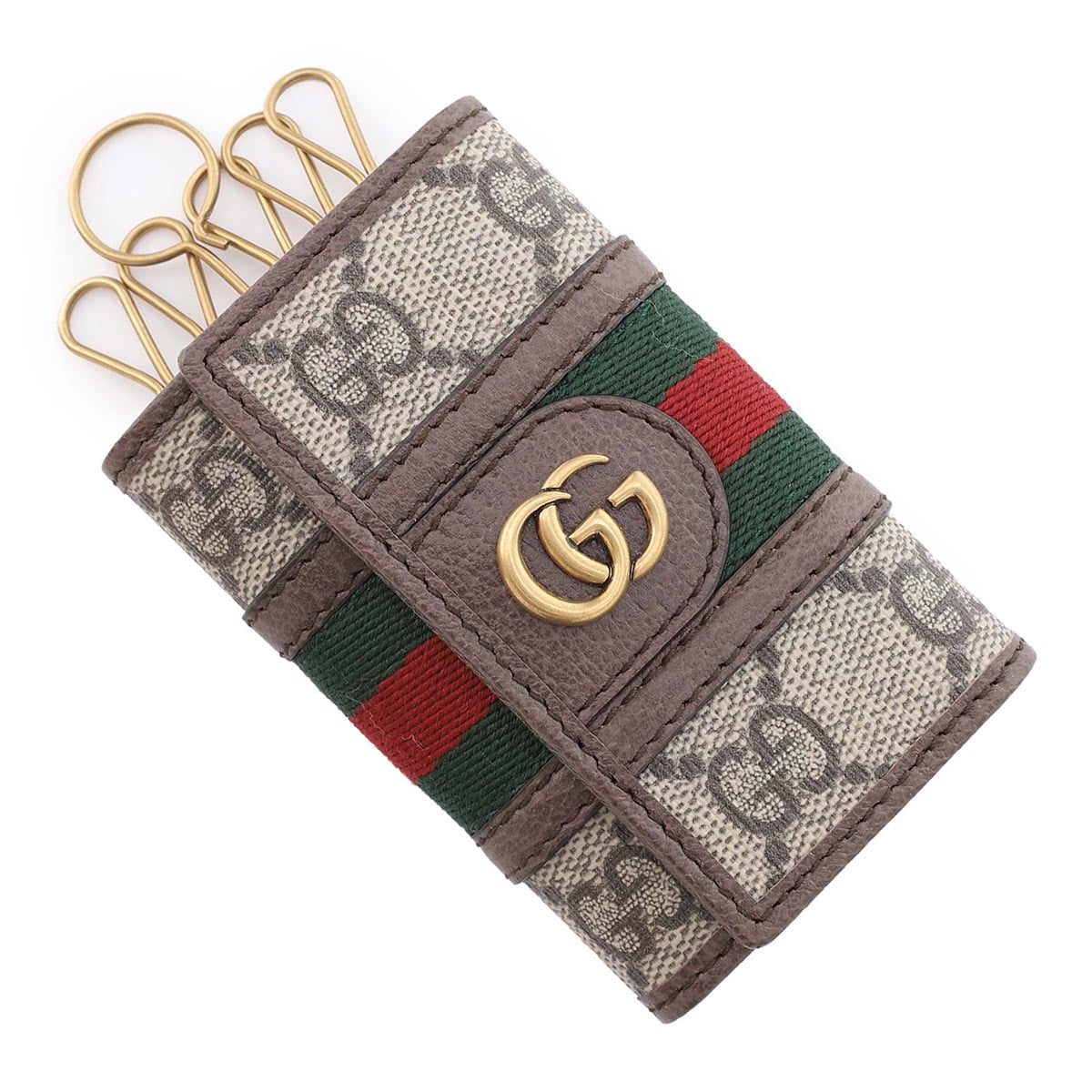 GUCCI 603732 OPHIDIA グッチ オフィディア 6連キーケース 楽天市場】グッチ GUCCI キーケース 6連 キーホルダー ダブルG GG