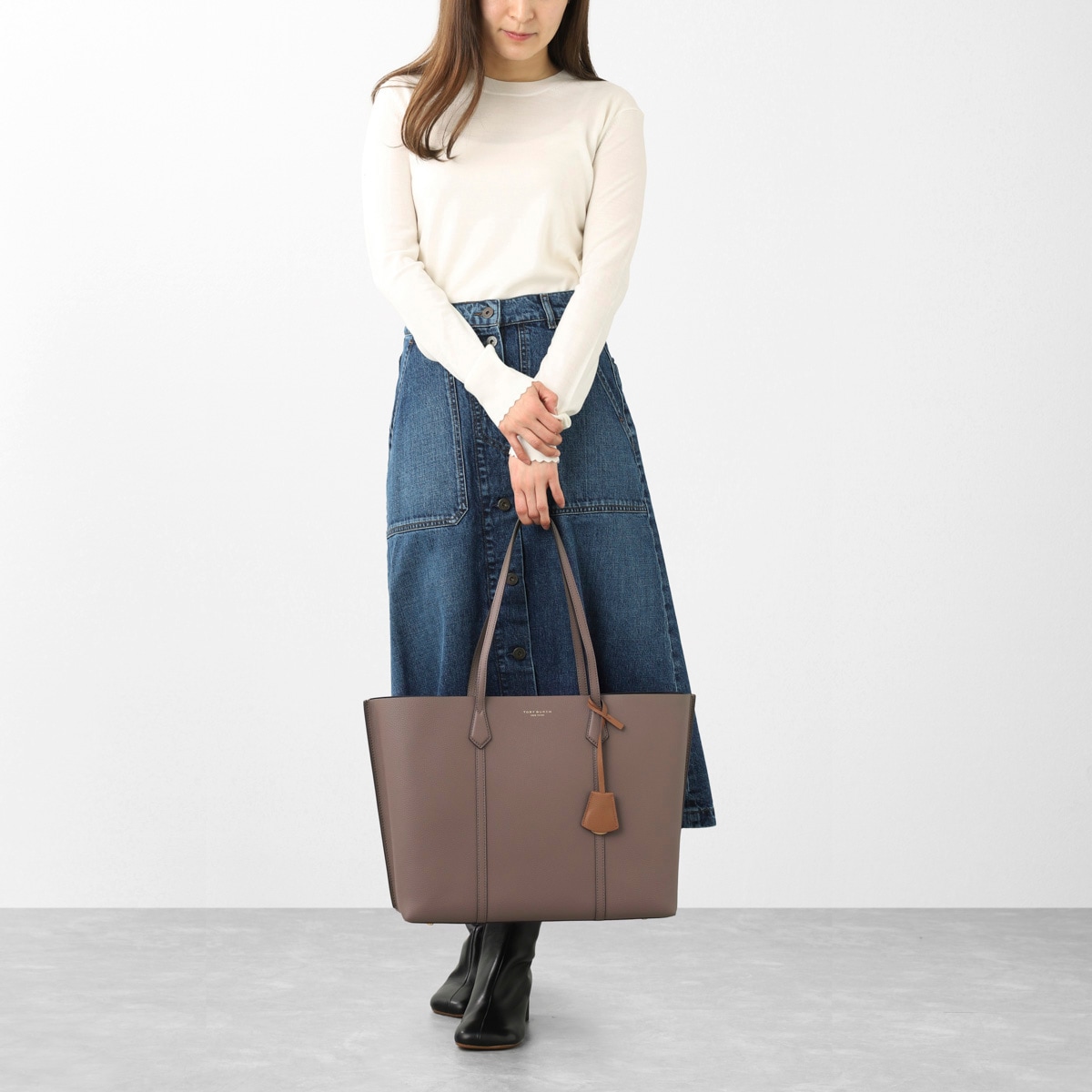 TORY BURCH(トリーバーチ) トートバッグ美品 ペリー トリプル 