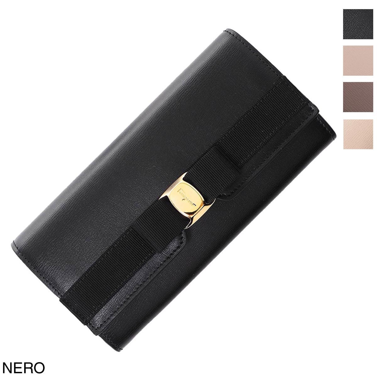 FERRAGAMO (Salvatore Ferragamo) フェラガモ 長財布 小銭入れ付き レディース