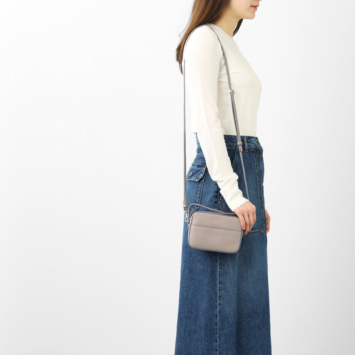 【アウトレット】J&M DAVIDSON ジェイ&エム デヴィッドソン ショルダーバッグ 2WAY/TOP HANDLE PEBBLE MINI 旧 1869N-7314 レディース