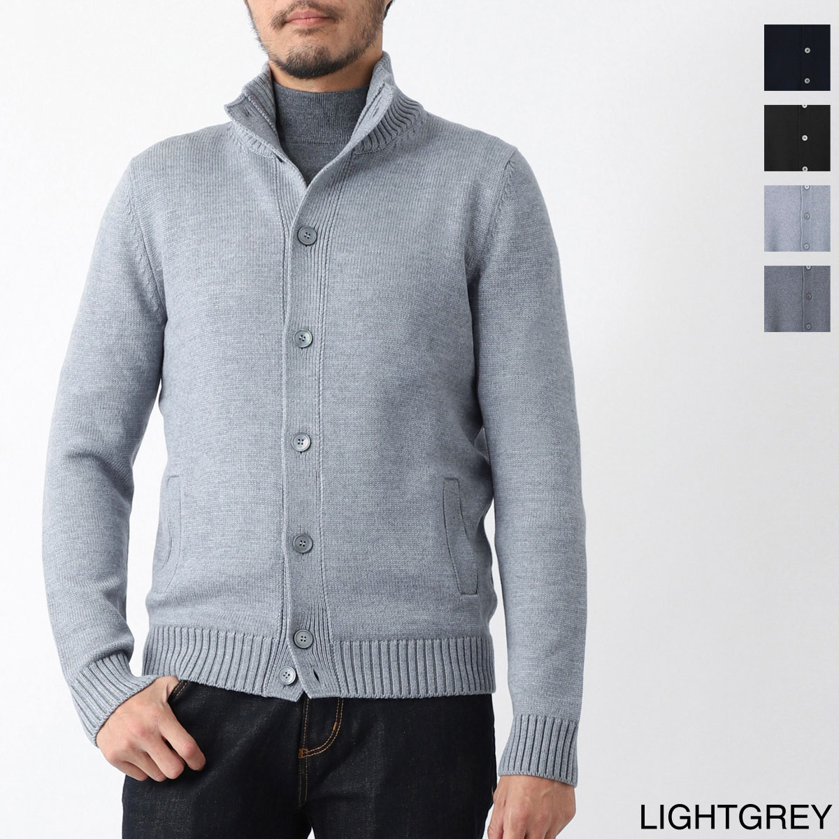 Gran Sasso グランサッソ ジップアップ ニットブルゾン/ATHLEISURE