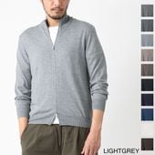 Gran Sasso グランサッソ ジップアップニットカーディガン/ドライバーズニット/GIUBBINO M/L ZIP【大きいサイズあり】 メンズ