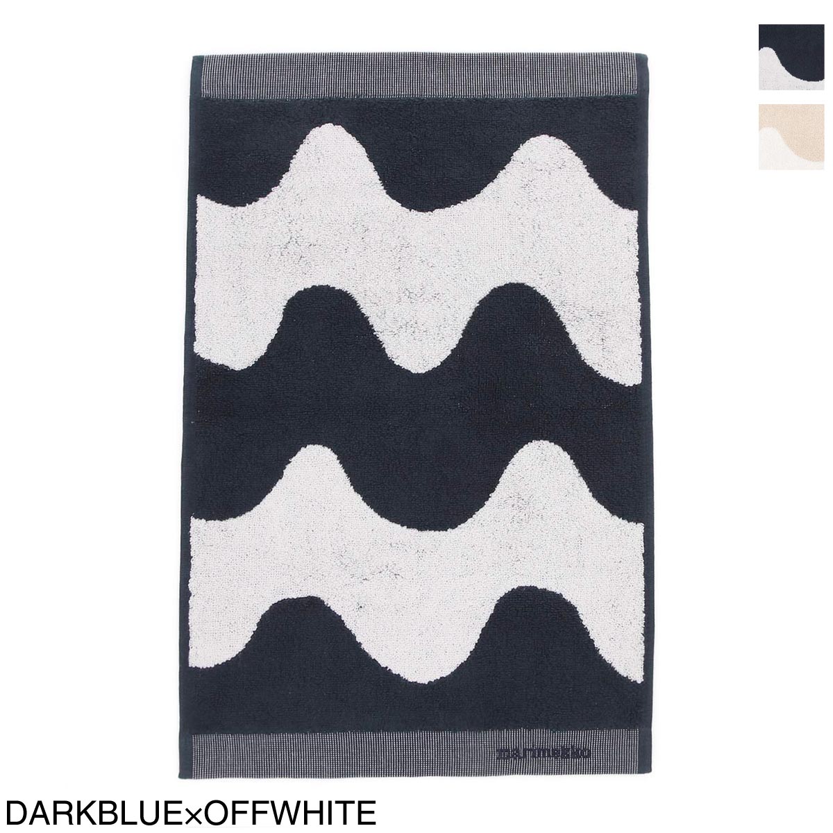 marimekko Beach Towel LOKKIホワイト/ブルー