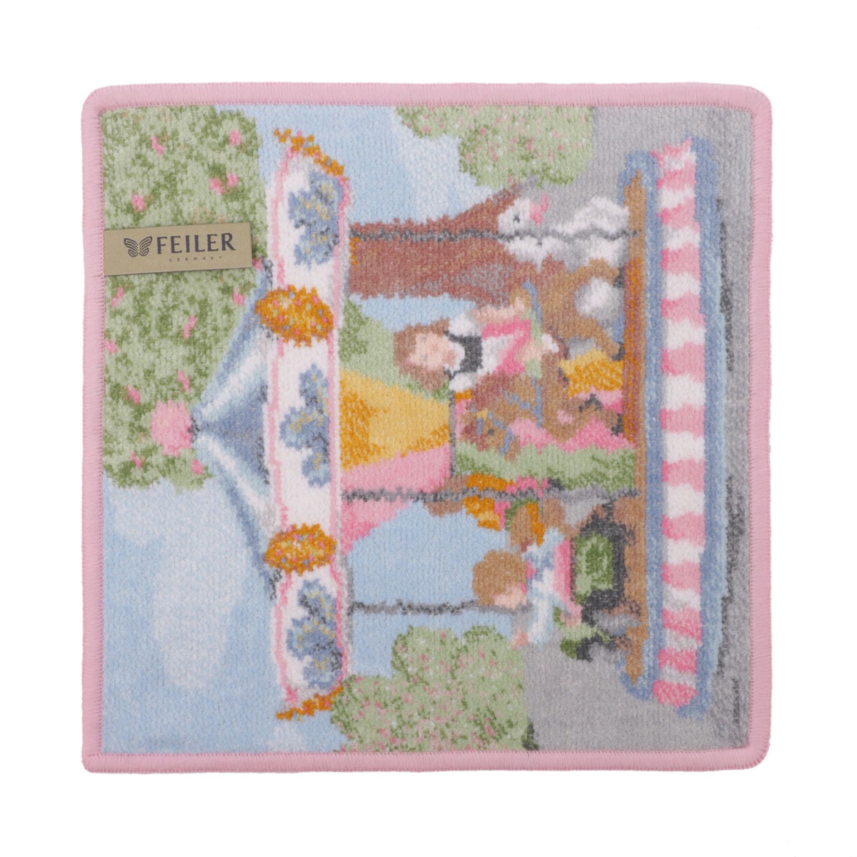 『ネコポス対応(6点まで)』FEILER フェイラー ハンカチ/ミニタオル/25cm×25cm レディース