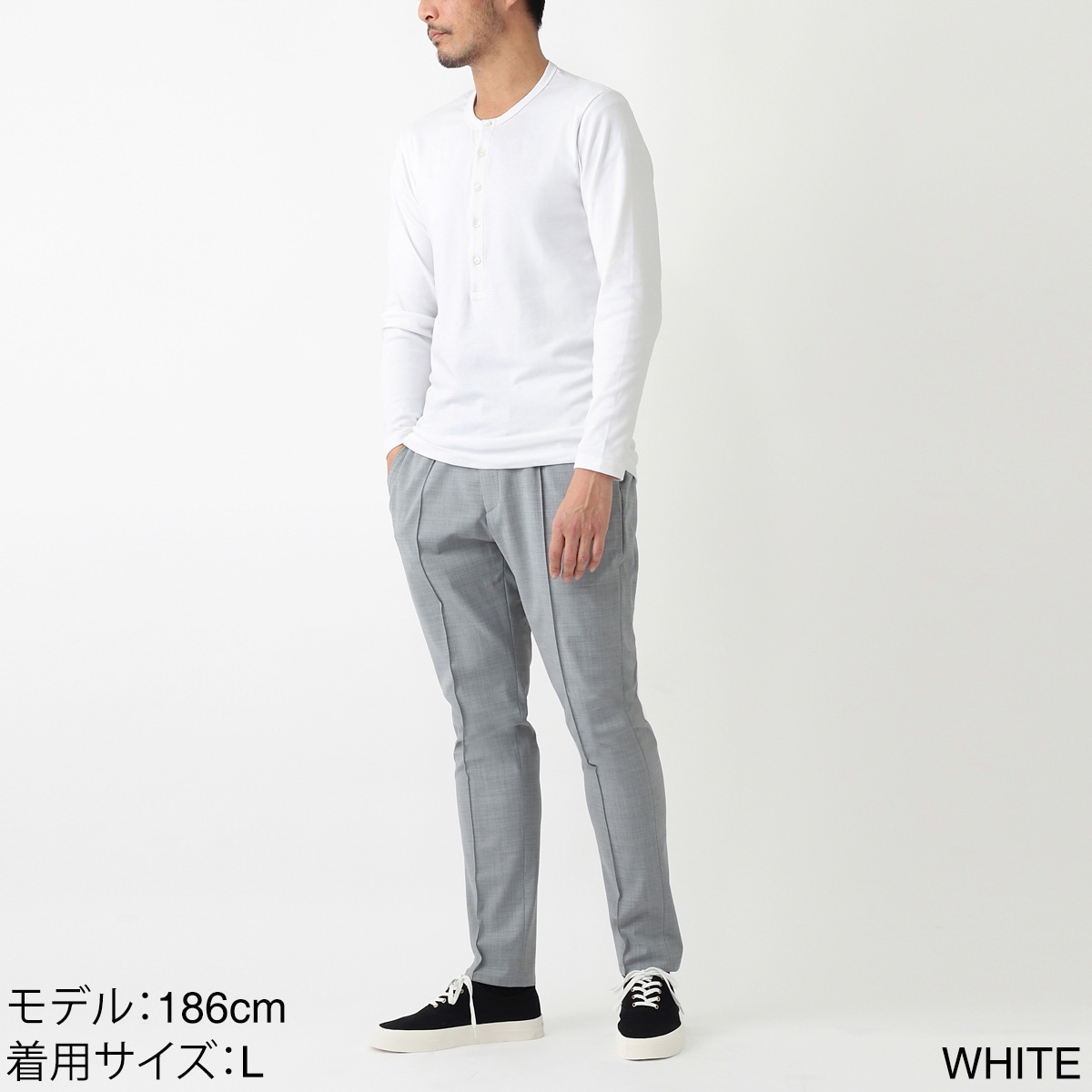 TOM FORD トムフォード ヘンリーネック Tシャツ メンズ | メンズ