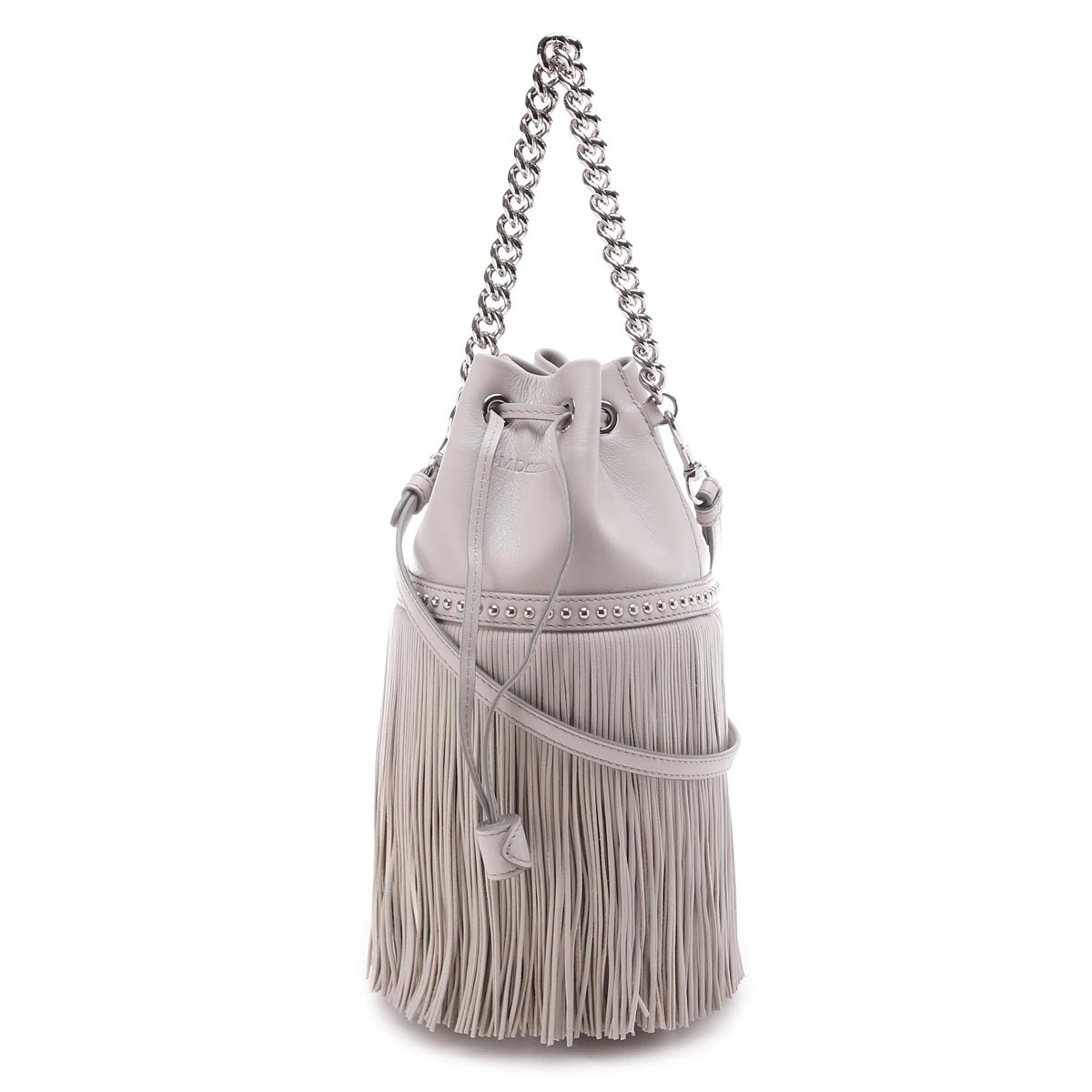 J&M DAVIDSON ジェイ&エム デヴィッドソン ショルダーバッグ 2WAY/MINI FRINGE CARNIVAL WITH STUDS レディース