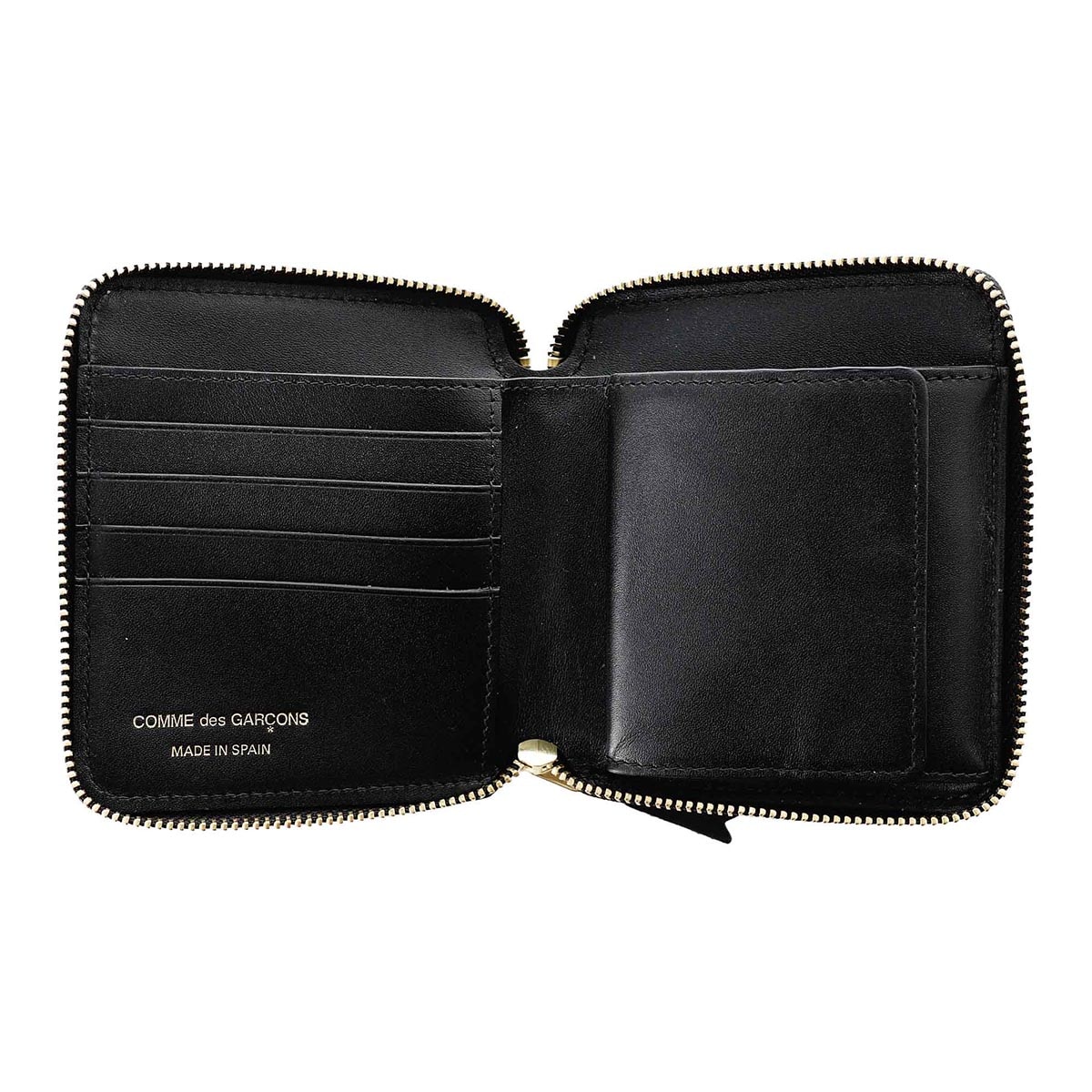COMME des GARCONS コム デ ギャルソン 2つ折り財布 小銭入れ付き/CLASSIC LEATHER WALLET