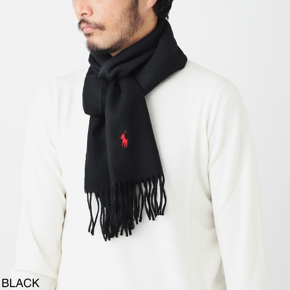NERO★RRL / WOOL MUFFLER POLO RALPH LAUREN ポロラルフローレン マフラー/RECYCLED WOOL