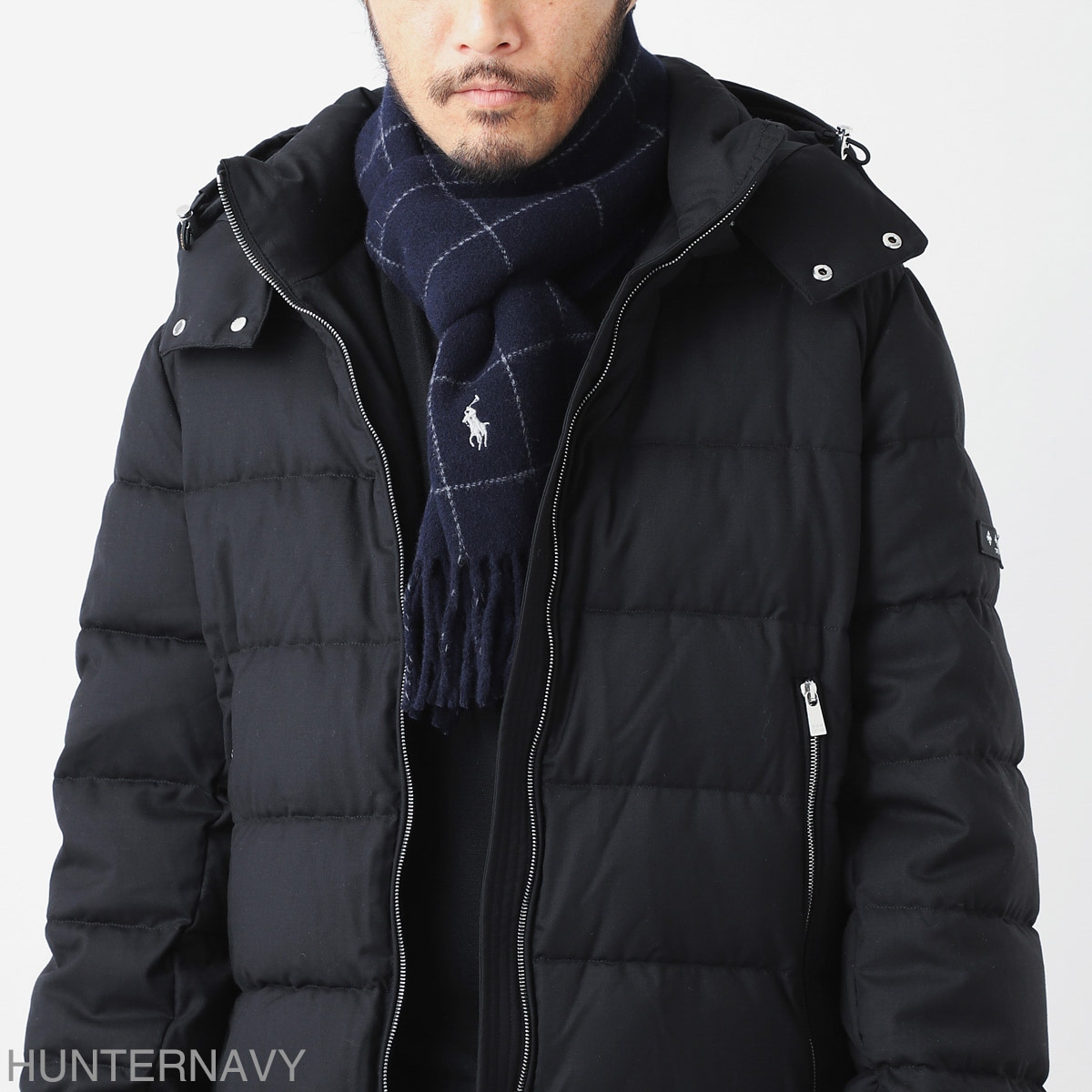 POLO RALPH LAUREN ポロラルフローレン マフラー/REVERSIBLE WINDOWPANE SCARF メンズ