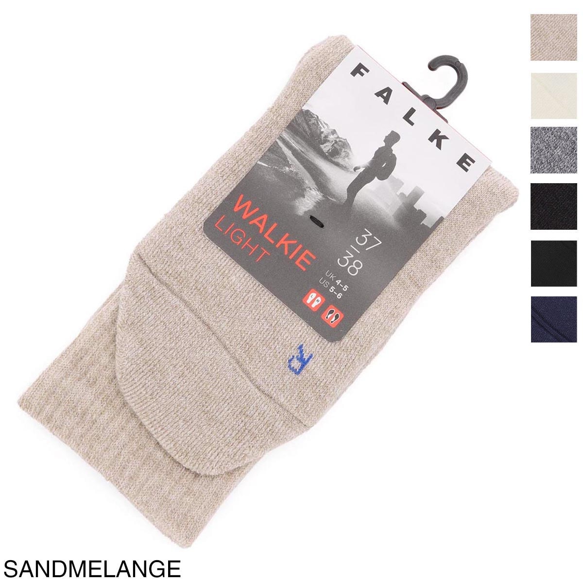 『ネコポス対応(3点まで)』FALKE ファルケ ソックス/靴下/WALKIE LIGHT