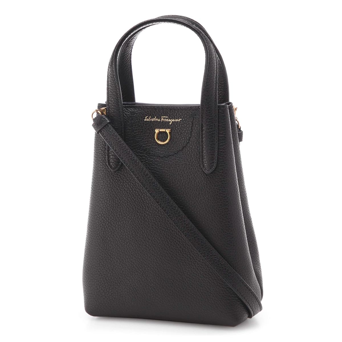 Salvatore Ferragamo】カーフレザー ハンドバッグ