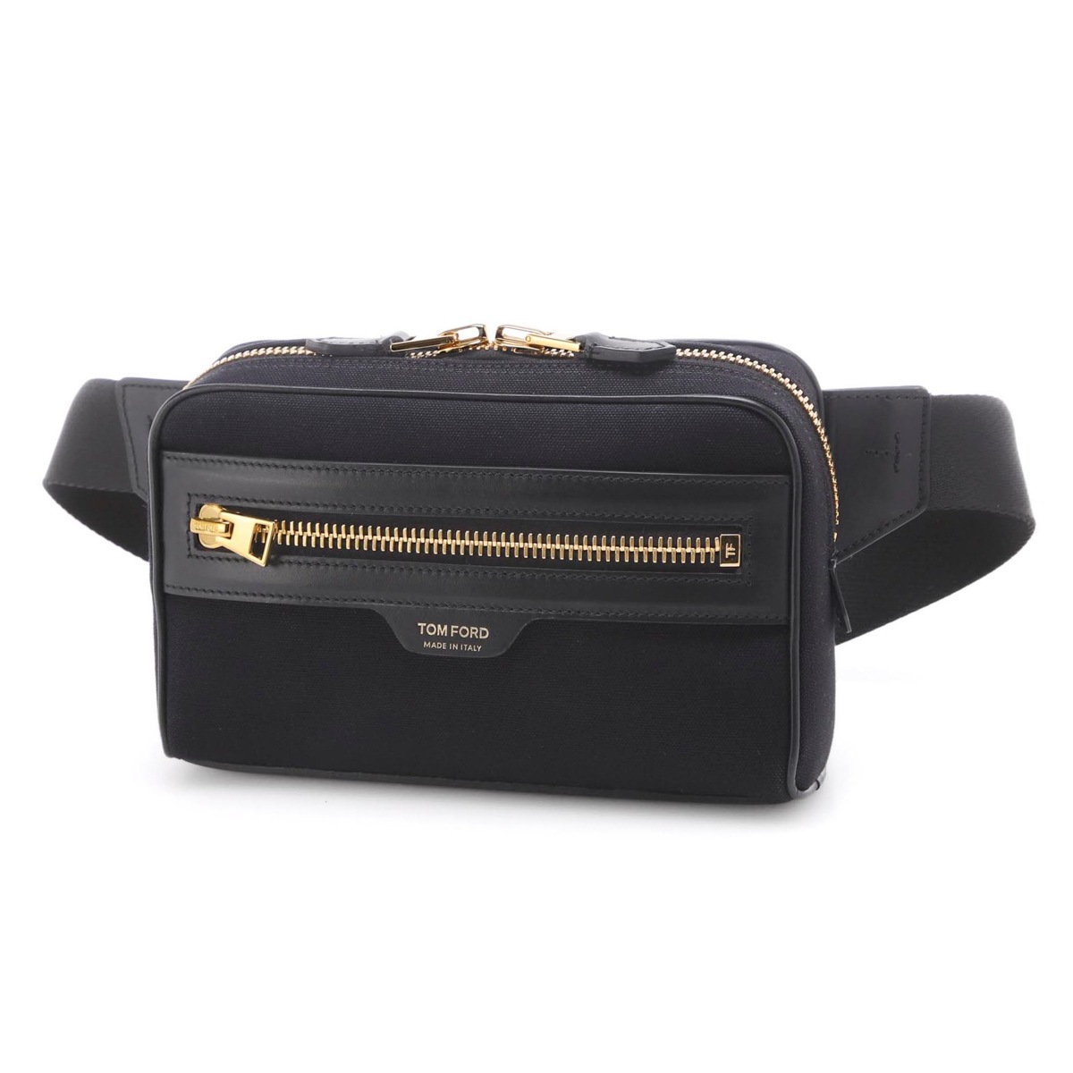 【極美品】TOM FORD ショルダーバッグ サコッシュ スエード 黒 メンズ サコッシュ TOM FORD(トムフォード) ショルダーバッグ(メンズ