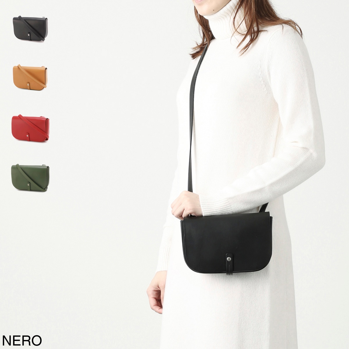 新品　イルビゾンテ　ビッグロゴ　ボディ　ショルダー IL BISONTE イルビゾンテ ショルダーバッグ クロスボディバッグ