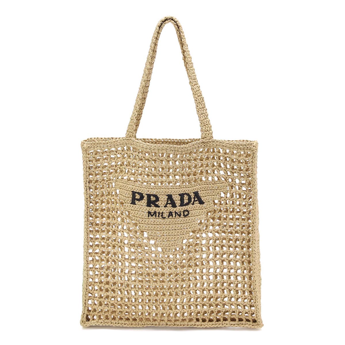 PRADA1BG392RAFIANATURALE プラダトートバッグ レディース PRADA1BG392RAFIANATURALE プラダトートバッグ レディース