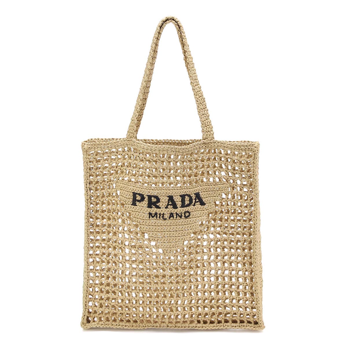 PRADA プラダ トートバッグ/RAFIA レディース