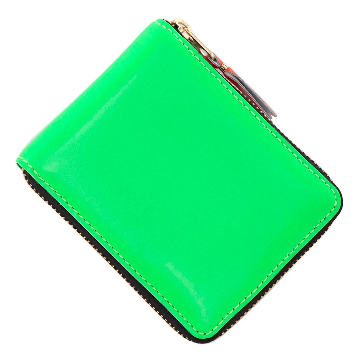 COMME des GARCONS コム デ ギャルソン 2つ折り財布 小銭入れ付き/SUPER FLUO