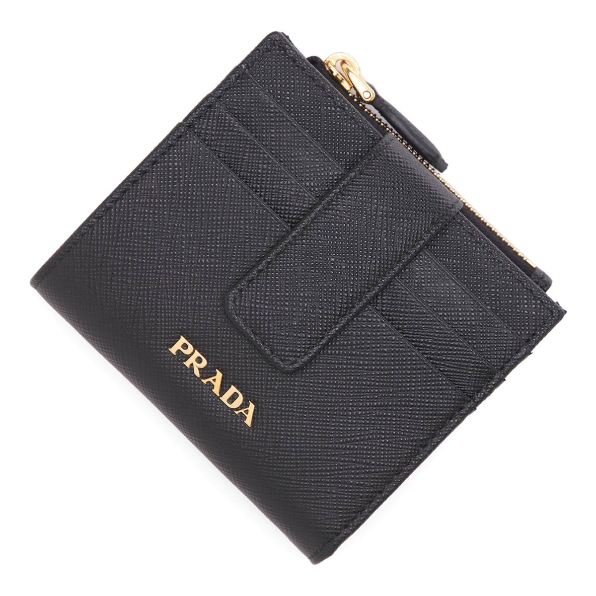 PRADA プラダ 2つ折り財布 小銭入れ付き/SAFFIANO METAL レディース