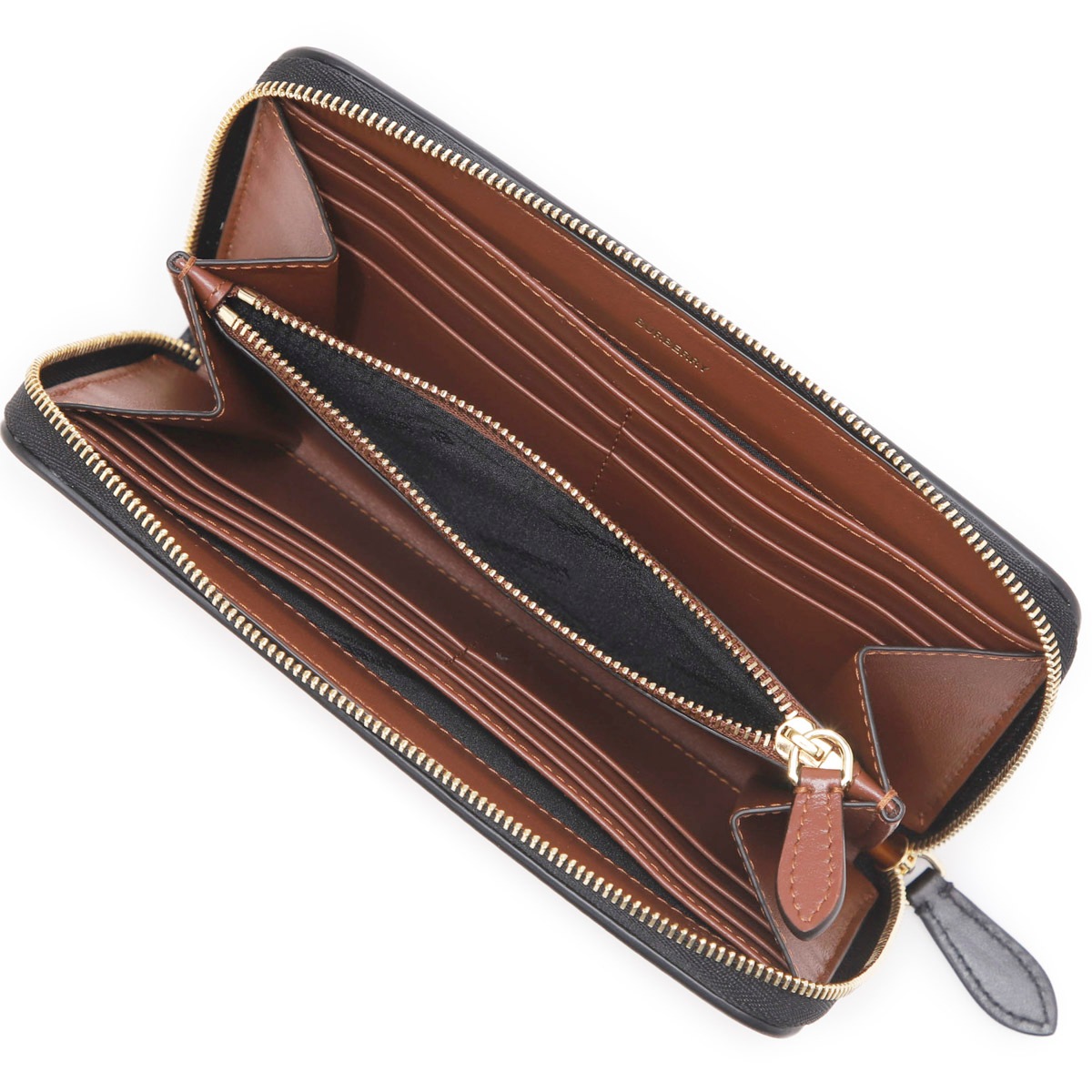 BURBERRY ICON STRIPE CANVAS ラウンドファスナー長財布 BURBERRY バーバリー ICON STRIPE CANVAS ラウンドファスナー長