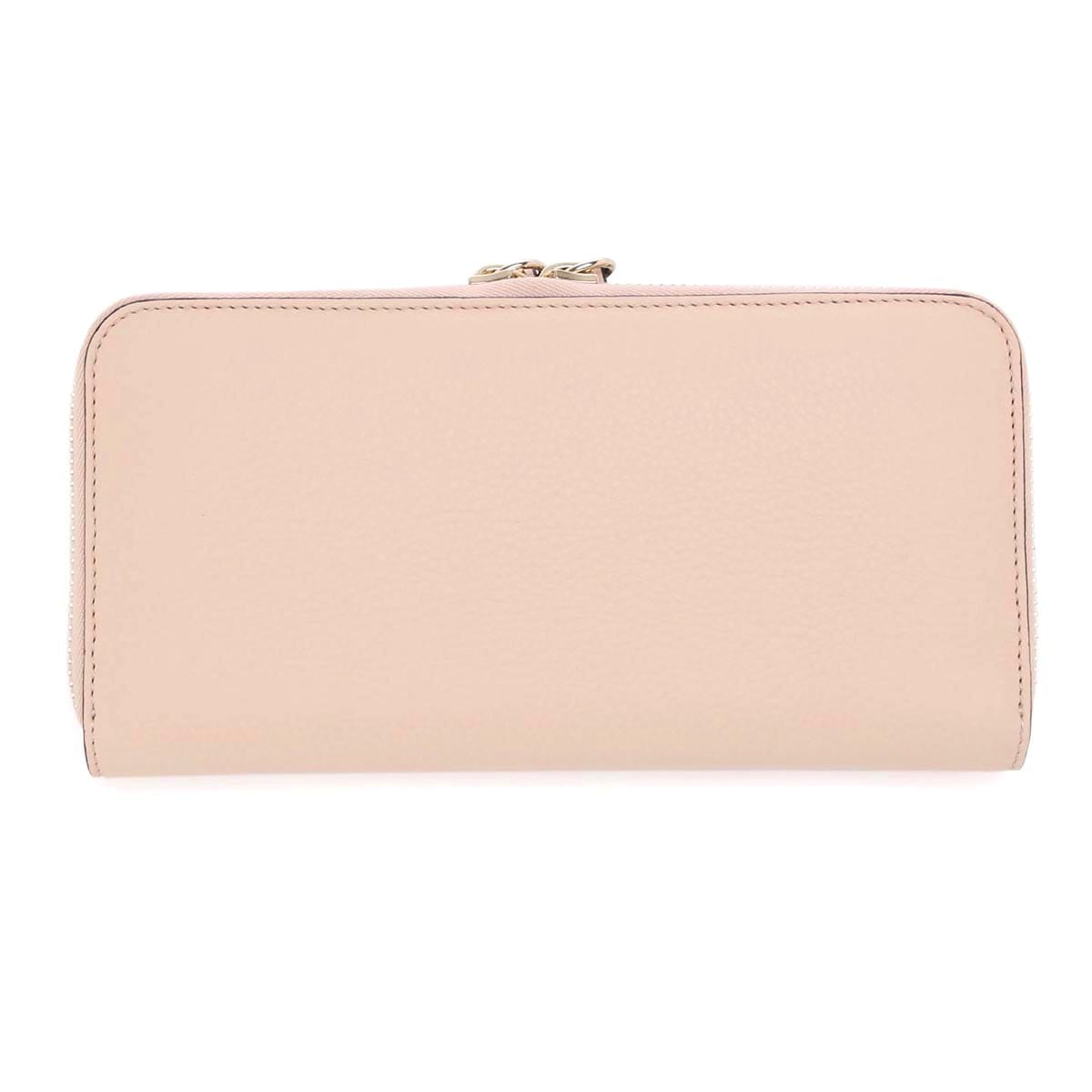 Chloe クロエ ラウンドファスナー 長財布 小銭入れ付き/ALPHABET レディース