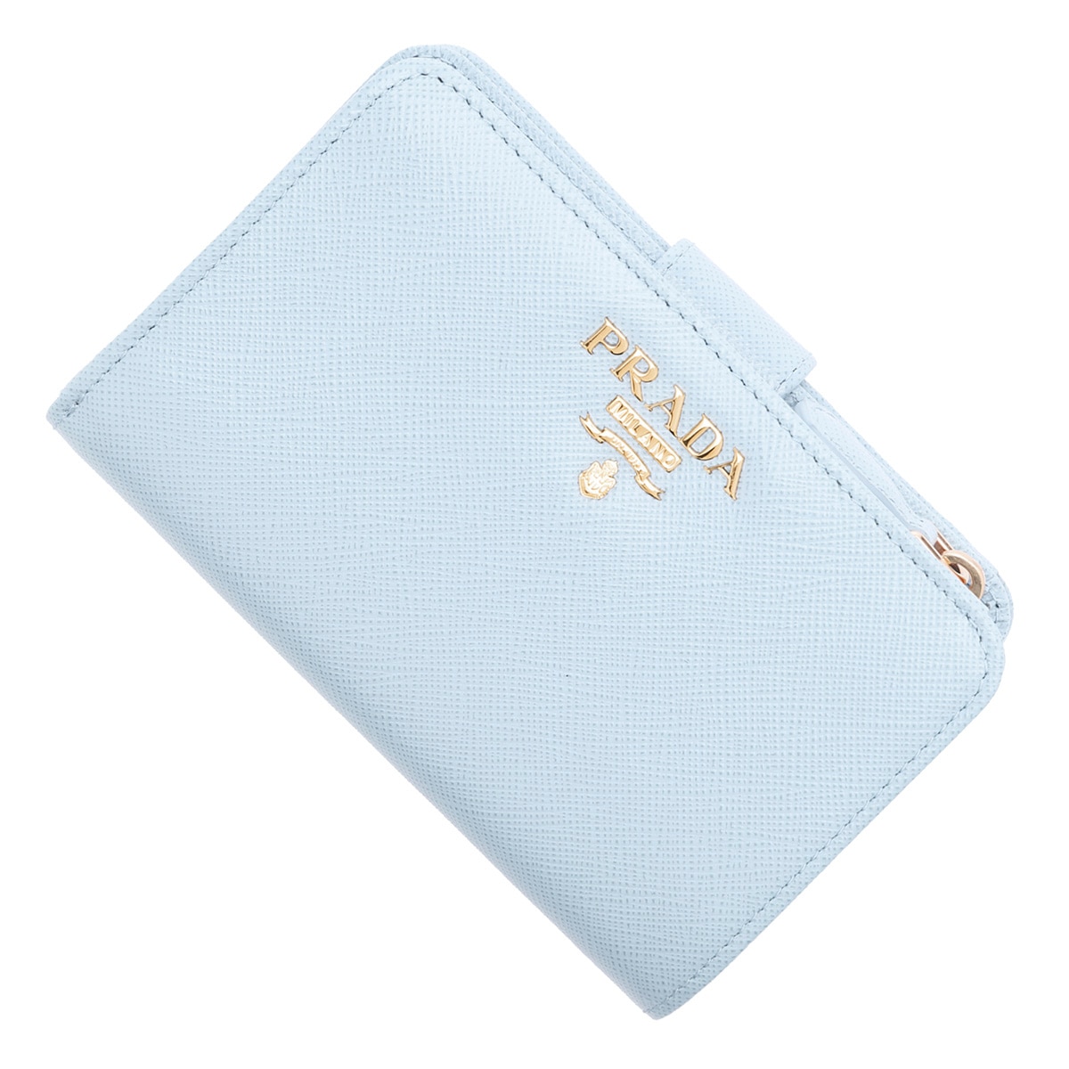 PRADA ライトブルー 二つ折り財布 PRADA新作SAFFIANO二つ折り財布ASTRALEライトブルー/1ML018_QHH (PRADA
