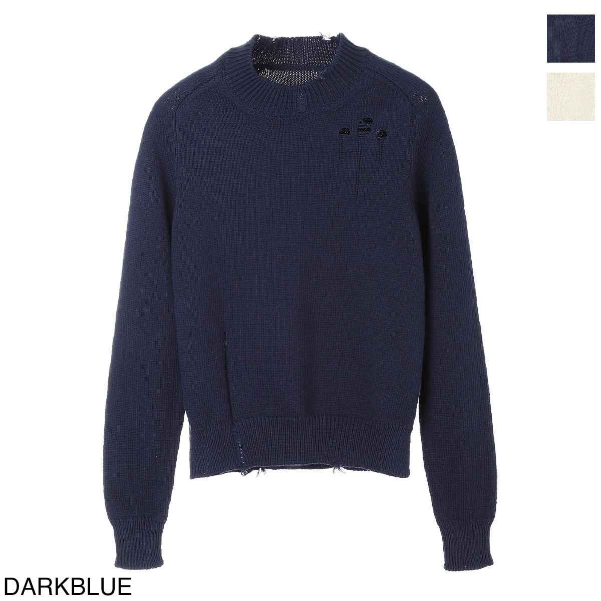 Maison Margiela ハイゲージニット ブルー