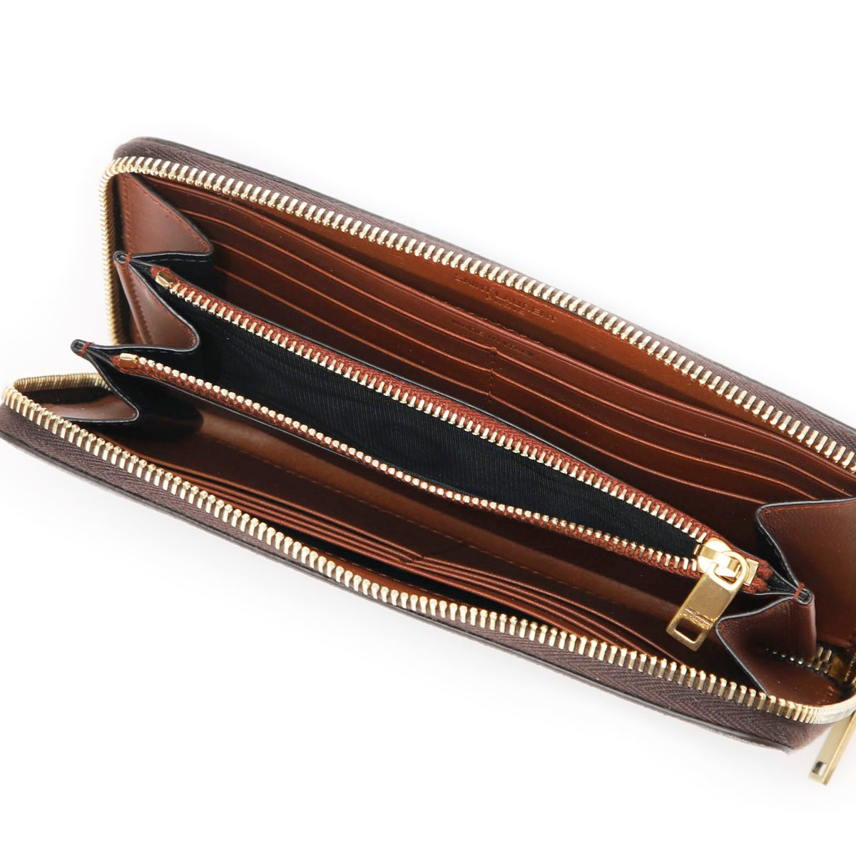 SAINT LAURENT ラウンドファスナーロングウォレット サンローラン アウトレット】SAINT LAURENT サンローラン ラウンドファスナー 長財布