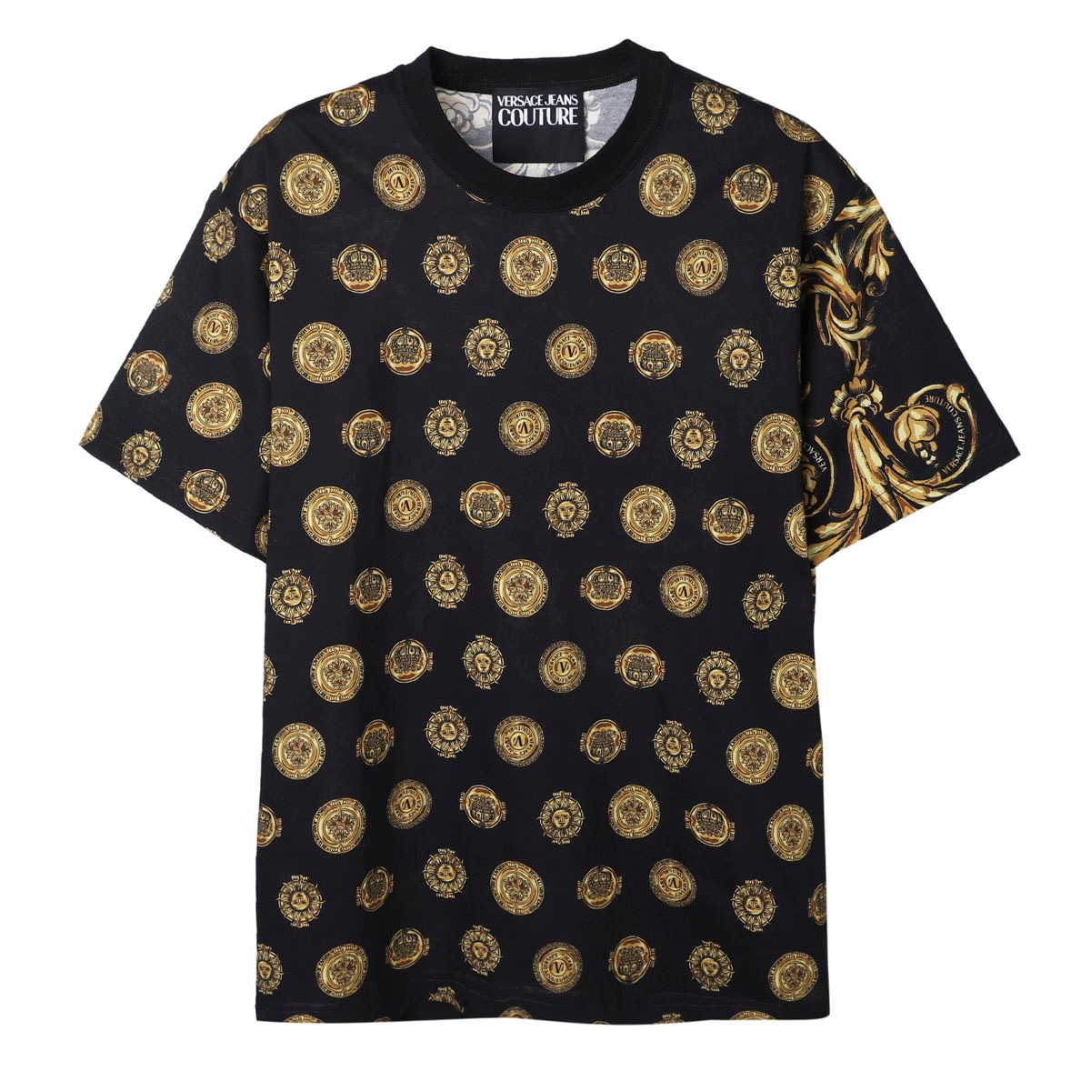 VERSACE JEANS COUTURE ヴェルサーチェ クルーネックTシャツ メンズ