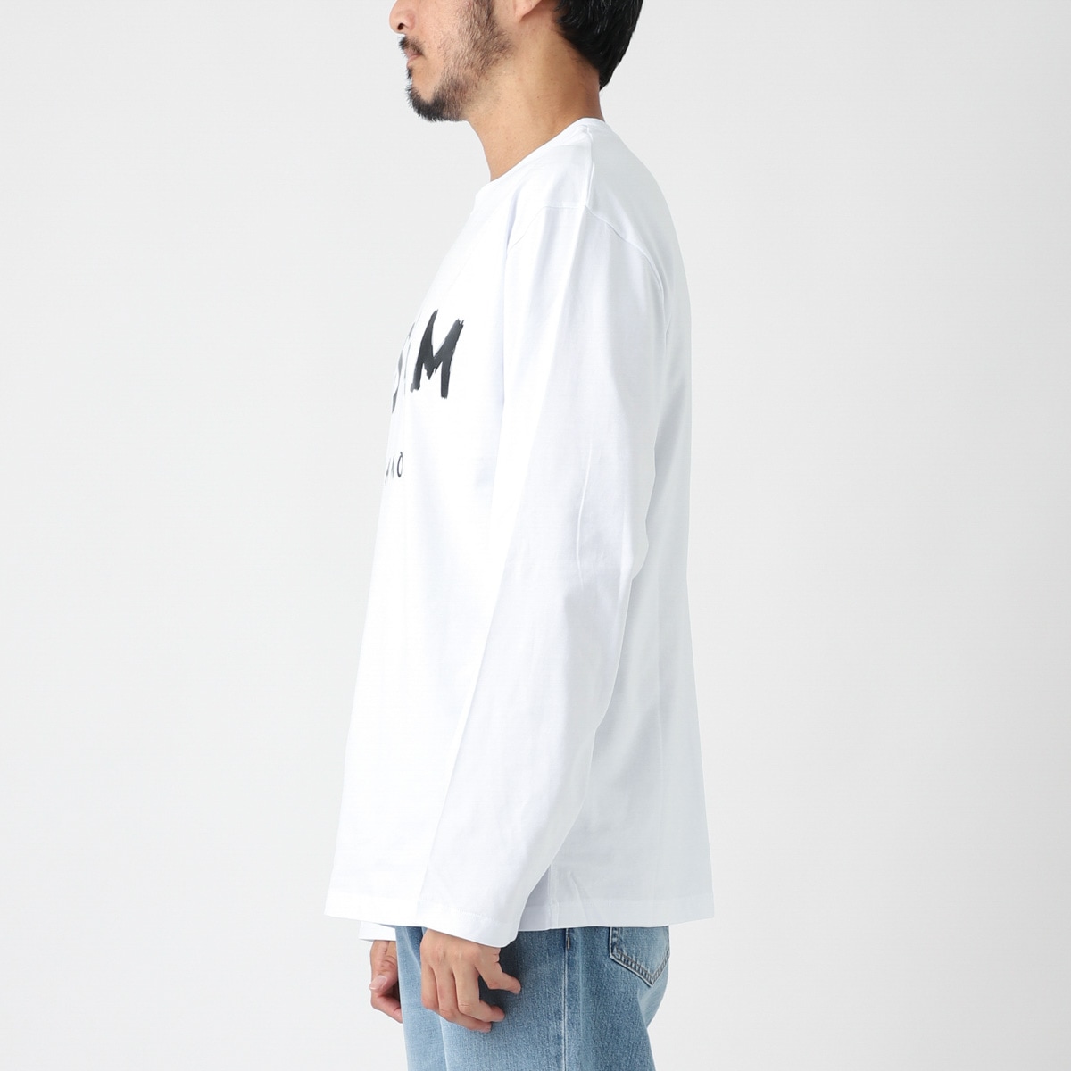 MSGM エムエスジーエム クルーネック 長袖Tシャツ メンズ | メンズ 
