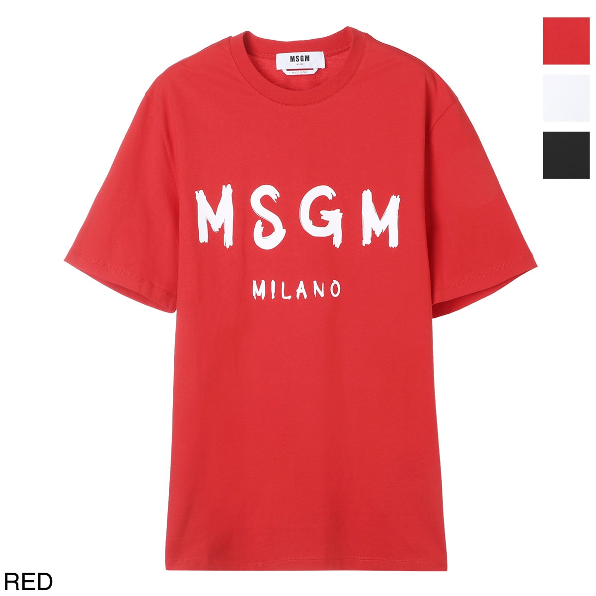 【アウトレット】MSGM エムエスジーエム クルーネック Tシャツ メンズ