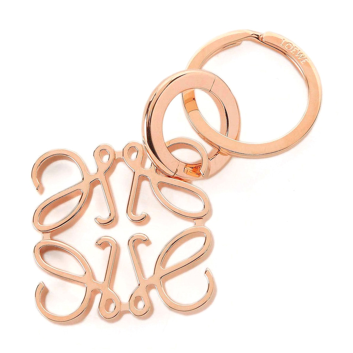 LOEWE ロエベ キーリング/バッグチャームゴールド/ANAGRAM