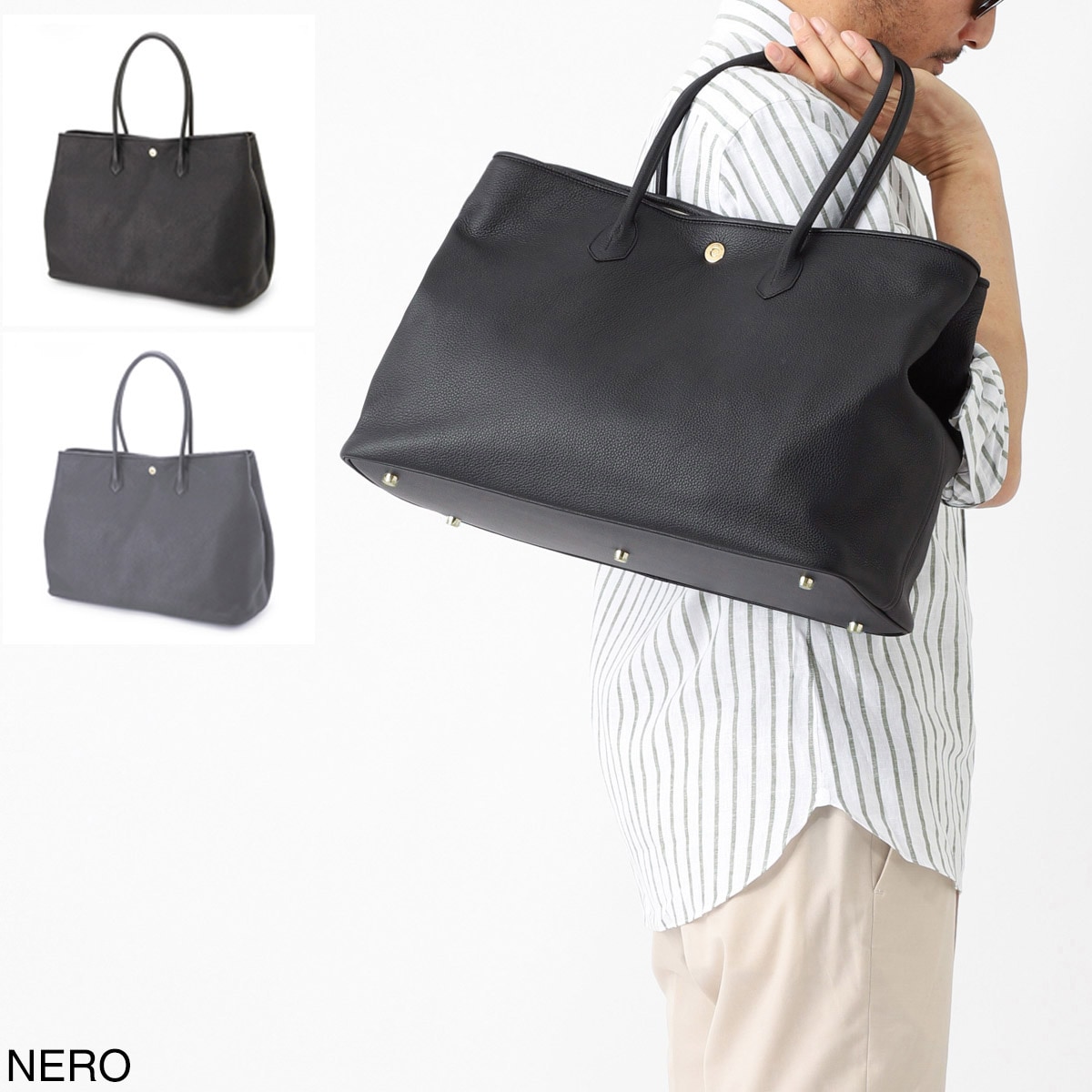 Ciseiイントレチャートトート0941 Cisei シセイ トートバッグ/0941 TOTE L LD LINDOS LEATHER リンドス