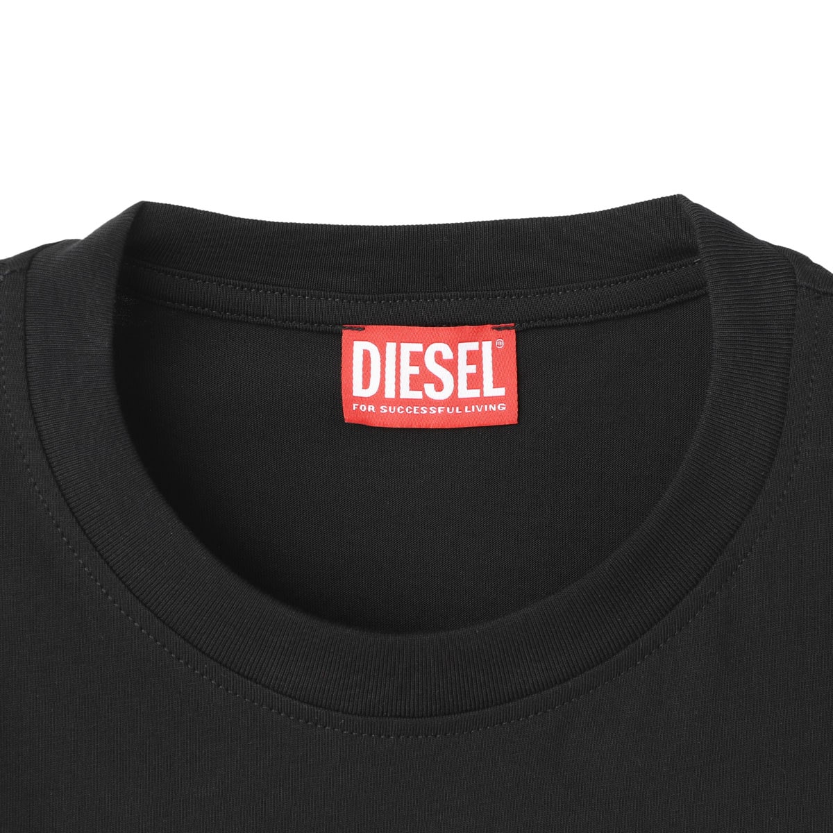 DIESEL ディーゼル クルーネック 長袖Tシャツ/T-JUST-LS-DIV