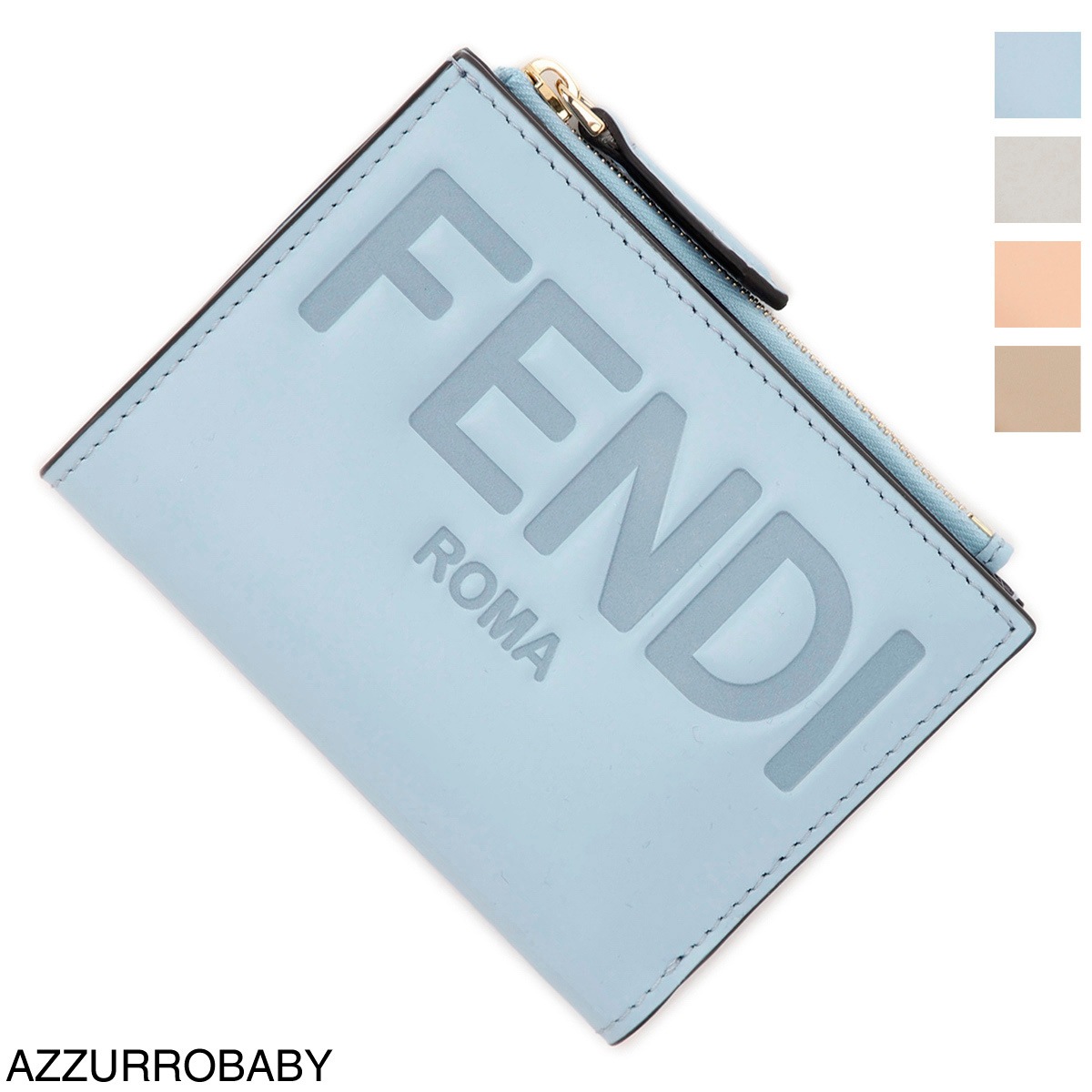 FENDI フェンディ 2つ折り財布 小銭入れ付き レディース