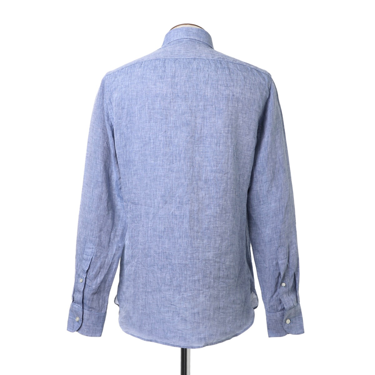 【アウトレット】GUY ROVER ギローバー ホリゾンタルカラー リネンシャツ メンズ