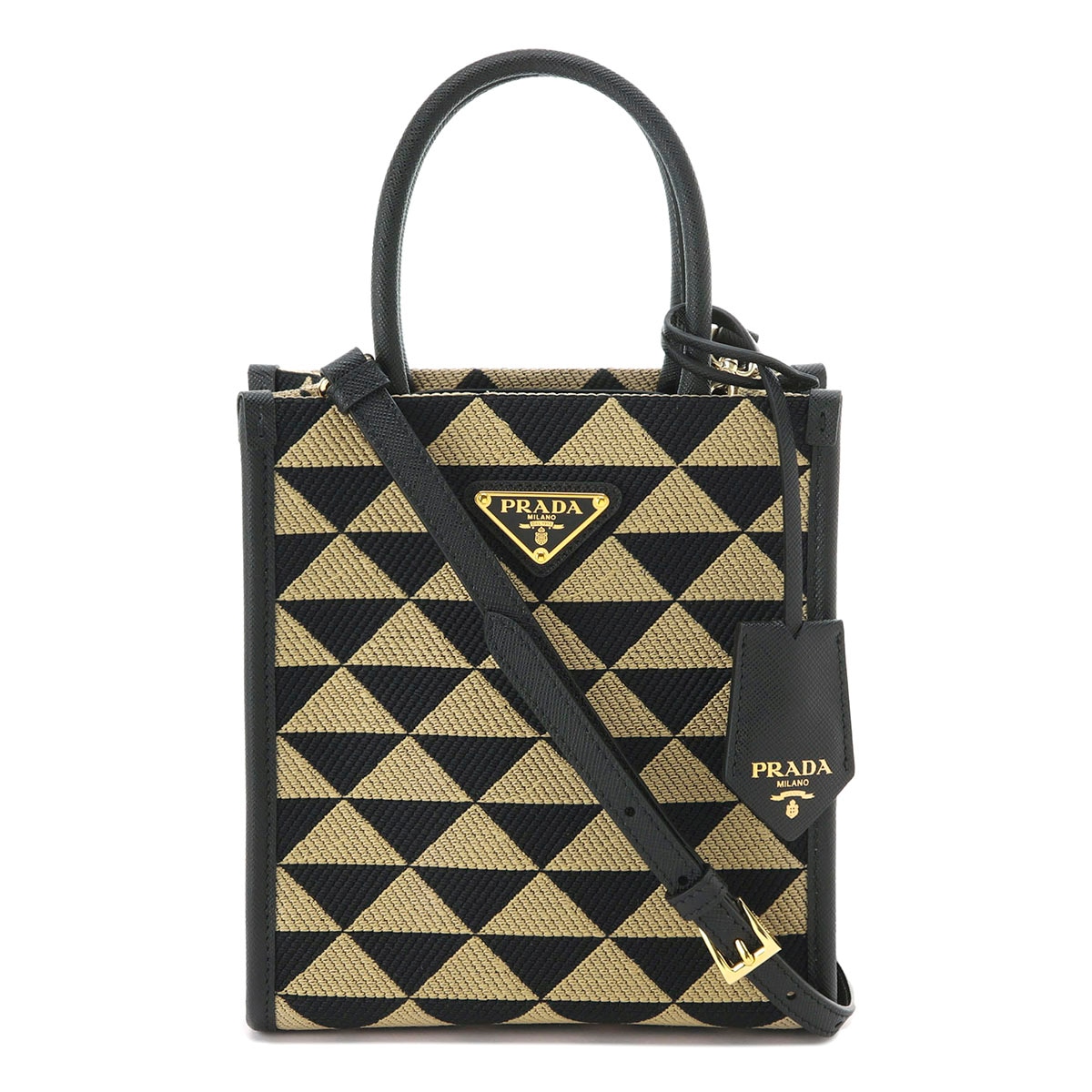 PRADA プラダ トートバッグ 2WAY/マイクロバッグ/TRIANGOLO JA レディース