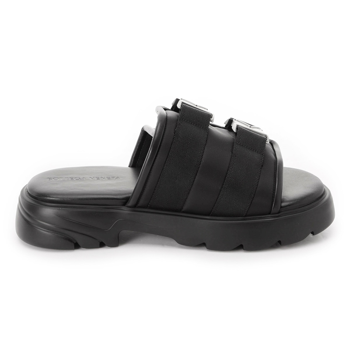 BOTTEGA VENETA サンダル　メンズ40 BOTTEGA VENETA ボッテガヴェネタ ラバーサンダル SLIDER