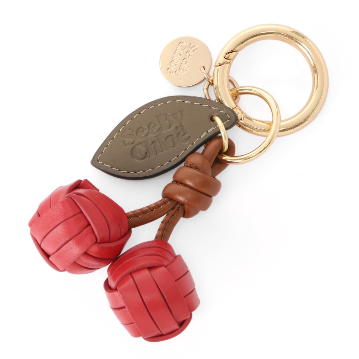 SEE BY CHLOE シーバイクロエ キーリング/CHERRY レディース