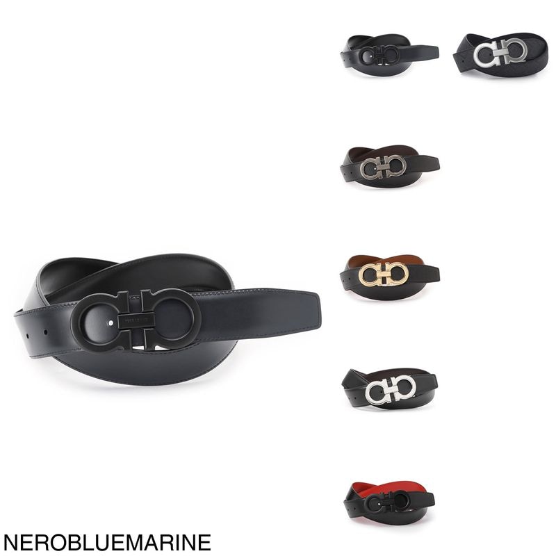 FERRAGAMO フェラガモ リバーシブル ベルト メンズ