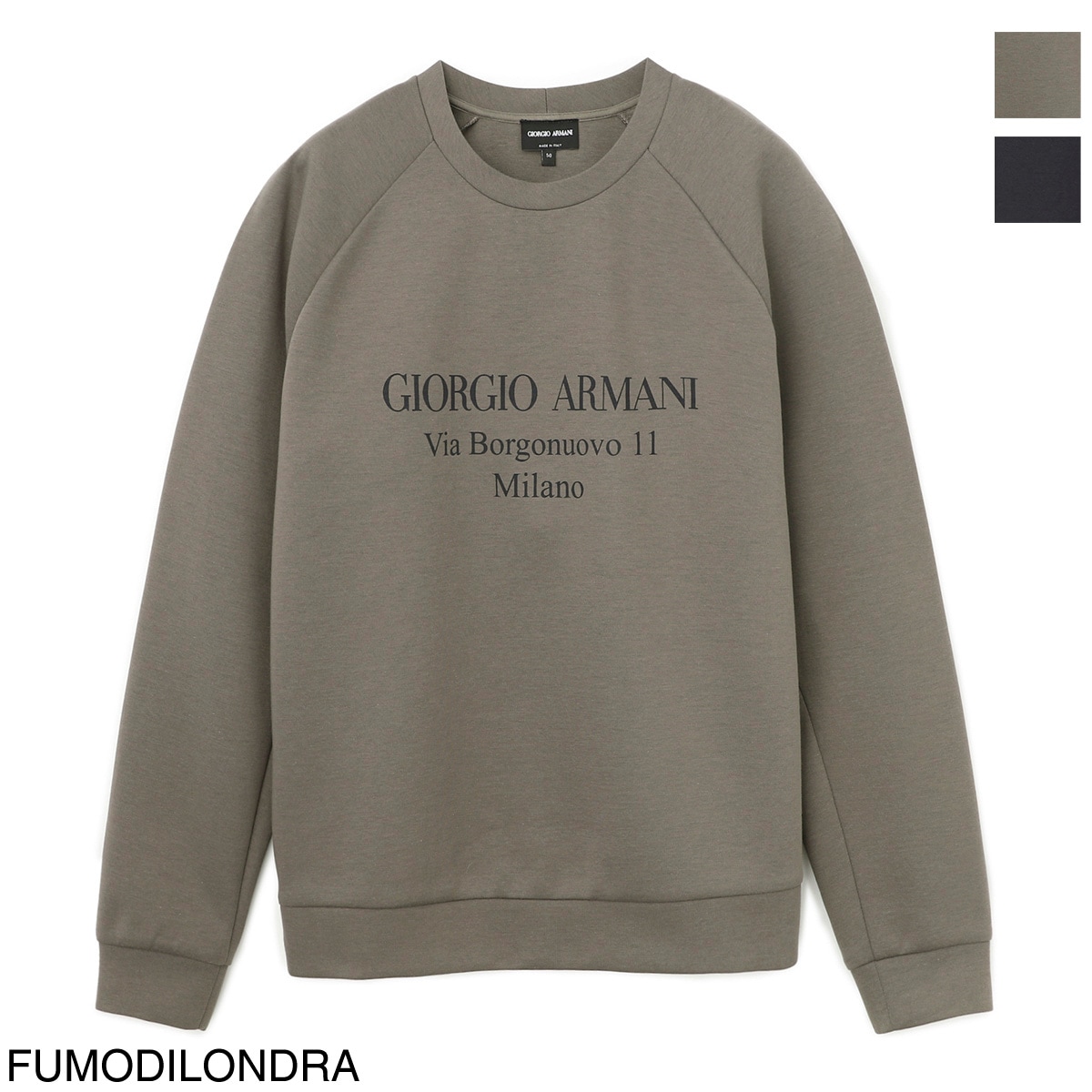 【アウトレット】GIORGIO ARMANI ジョルジオアルマーニ スウェット【大きいサイズあり】 メンズ