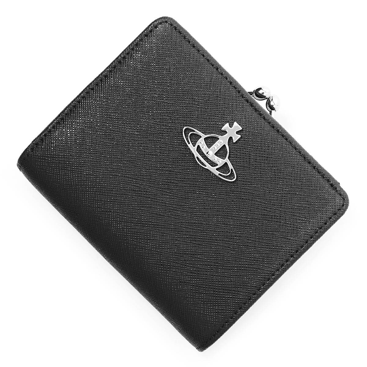 Vivienne Westwood ヴィヴィアンウエストウッド 2つ折り財布 小銭入れ付き/SAFFIANO WALLET FR PKT レディース