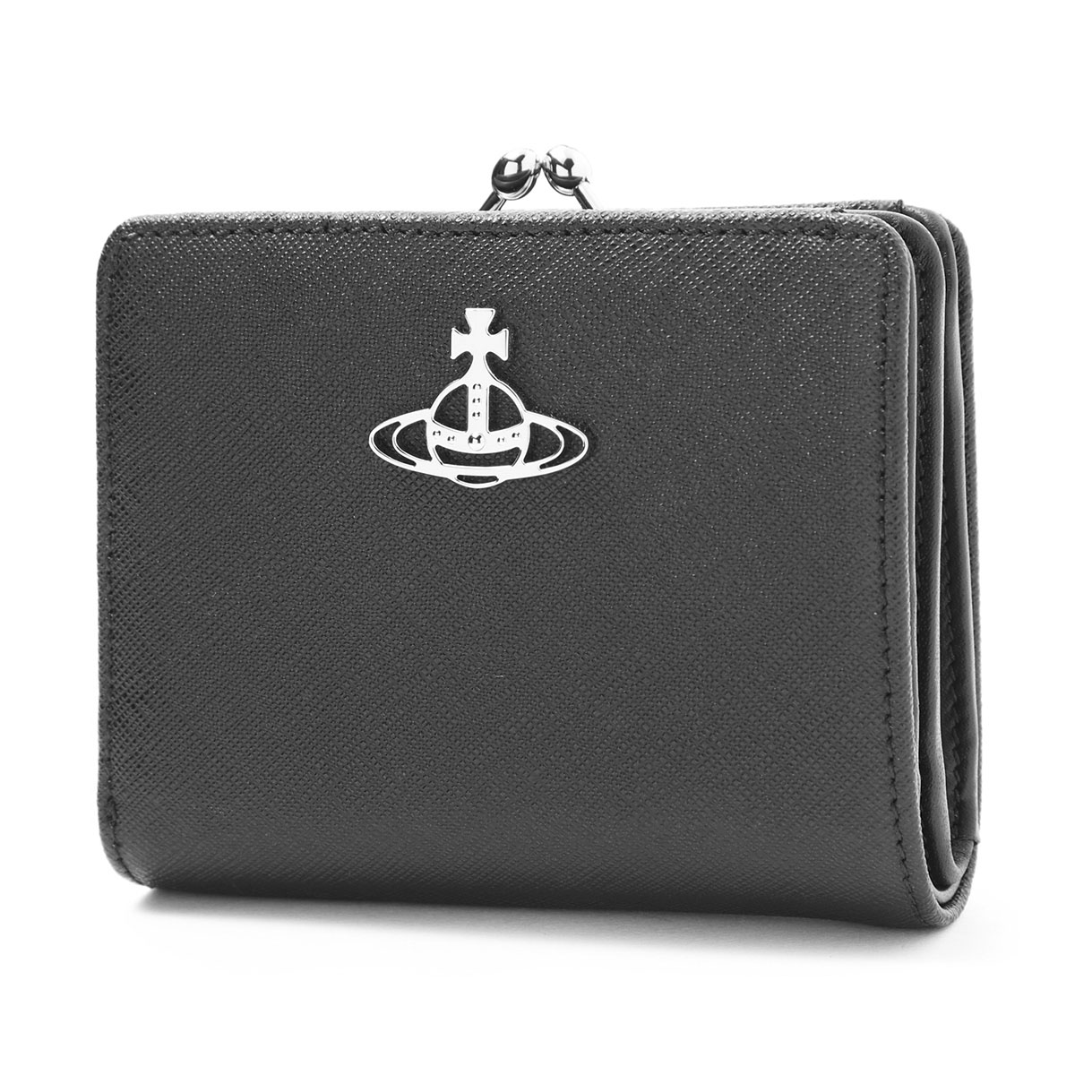 Vivienne Westwood ヴィヴィアンウエストウッド 2つ折り財布 小銭入れ付き/SAFFIANO WALLET FR PKT レディース