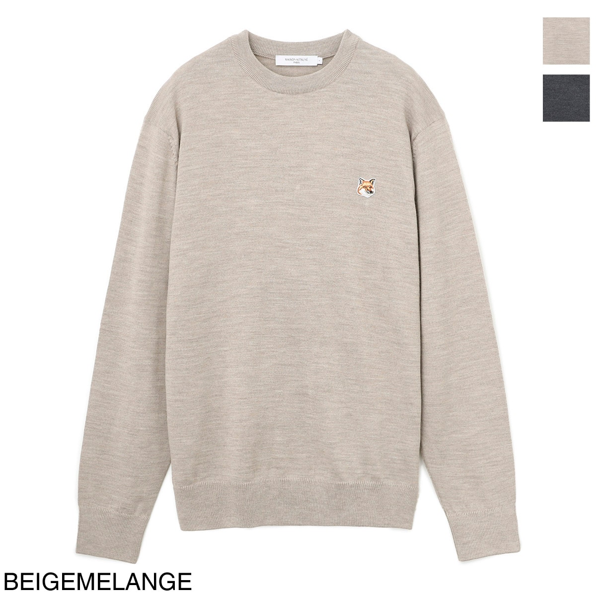 アウトレット】【ラスト1点】MAISON KITSUNE メゾンキツネ クルー