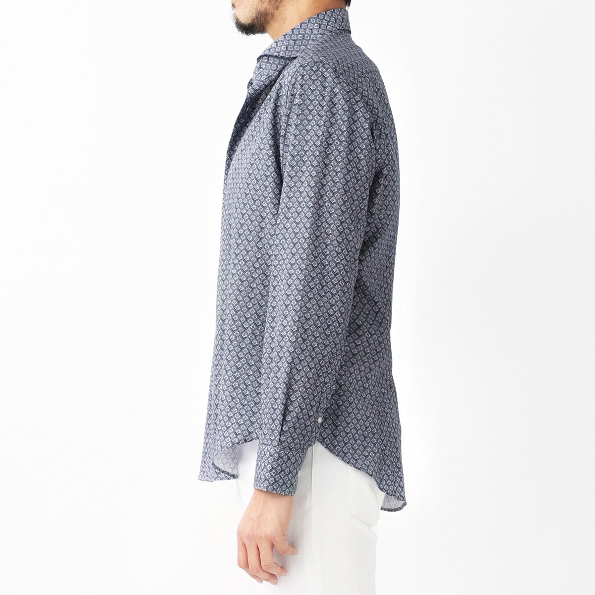 GALLIA ガッリア ホリゾンタルカラーシャツ【大きいサイズあり】 メンズ