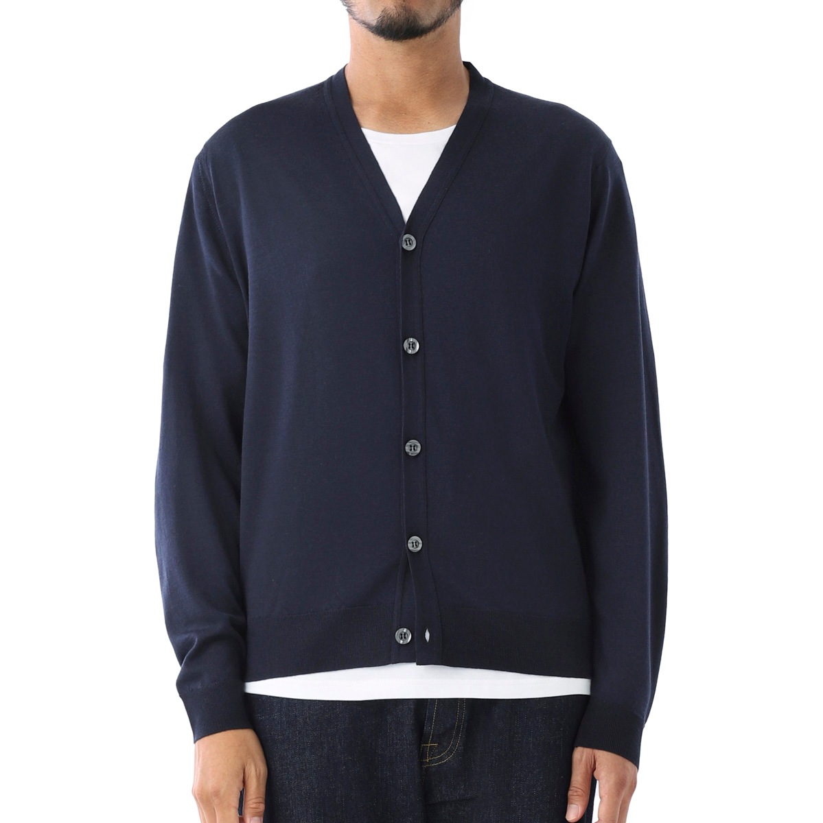 【新品】ジョンスメドレー 30G エクストラファインメリノ カーディガン JOHN SMEDLEY ジョンスメドレー カーディガン PETWORTH