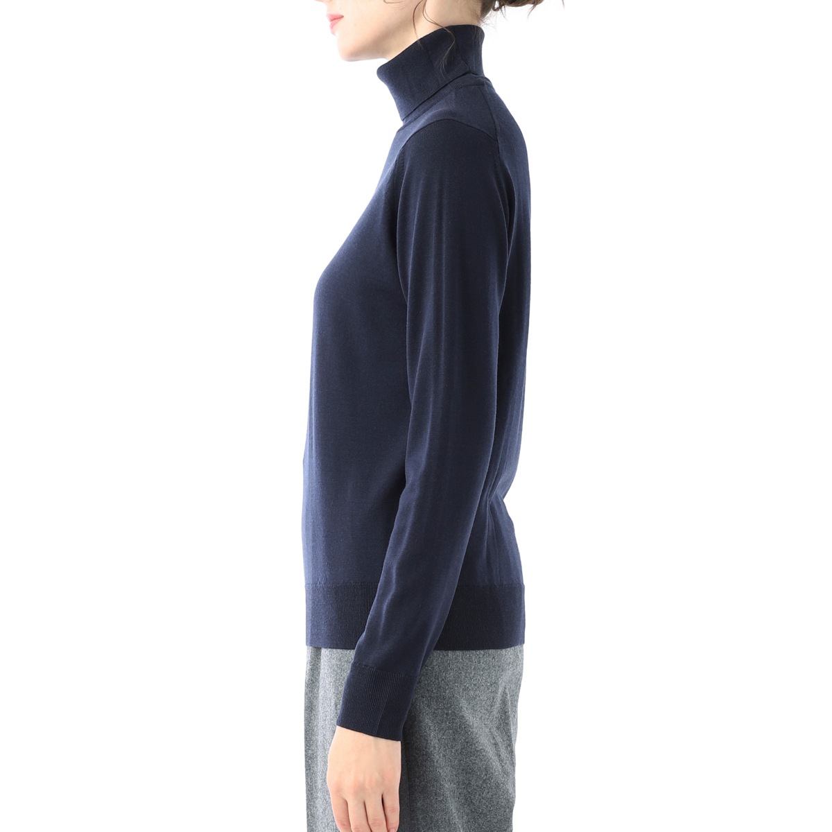 【アウトレット】JOHN SMEDLEY ジョンスメドレー タートルネック ニット/ALENNAエクストラファインメリノウール 30ゲージ レディース