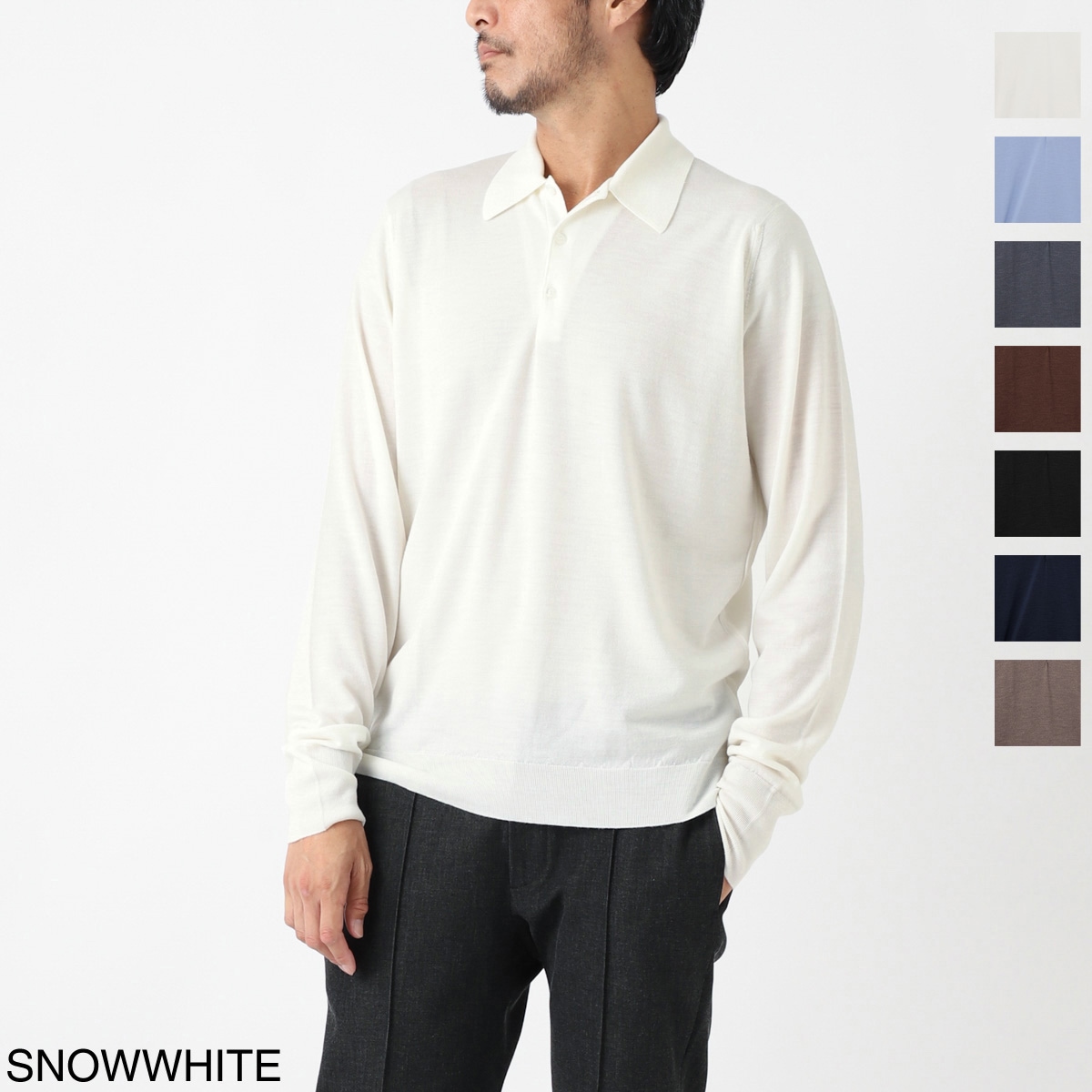 メンズ・ブランド一覧,□ J,JOHN SMEDLEY,トップス,ポロシャツ