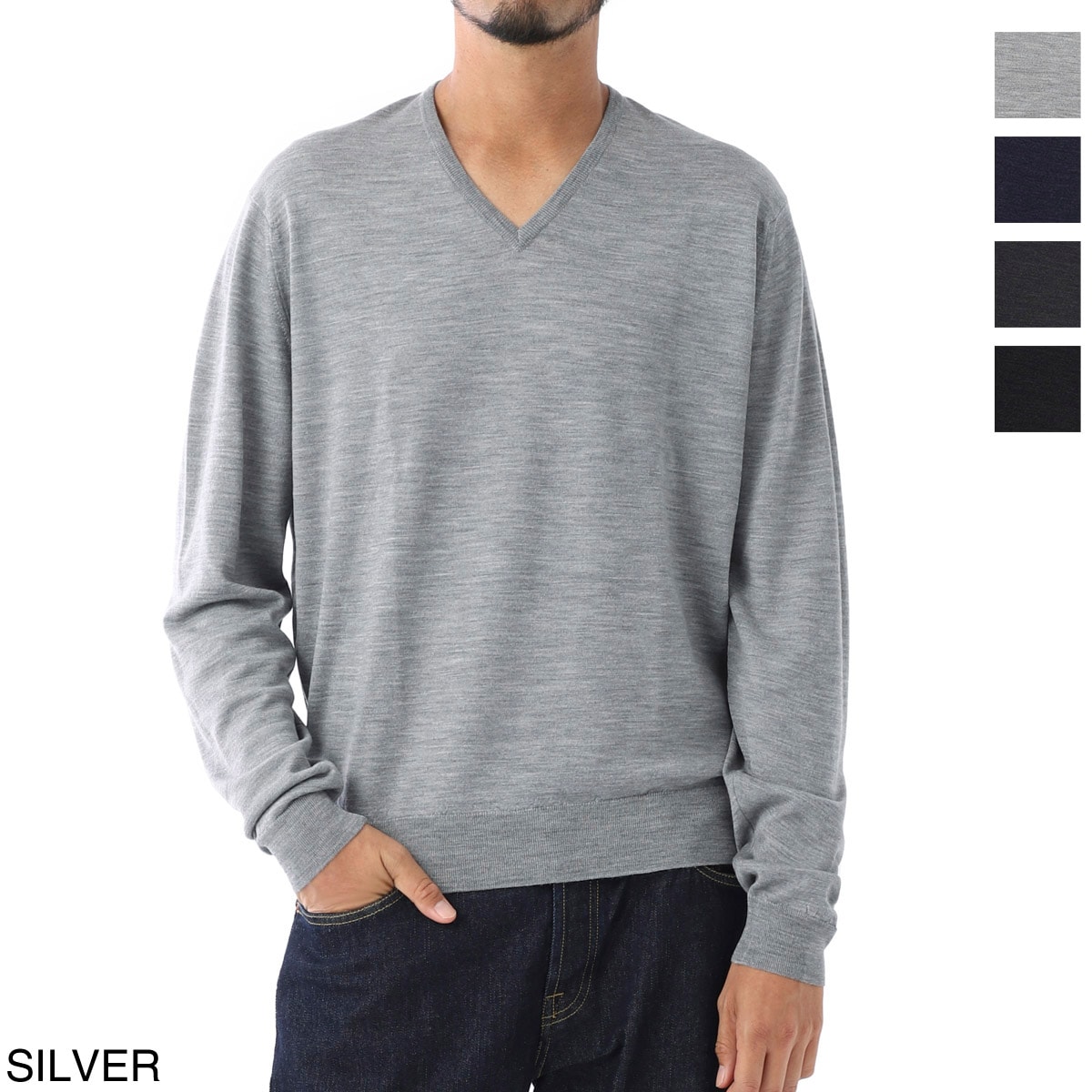 メンズ・ブランド一覧,□ J,JOHN SMEDLEY,トップス,Vネック