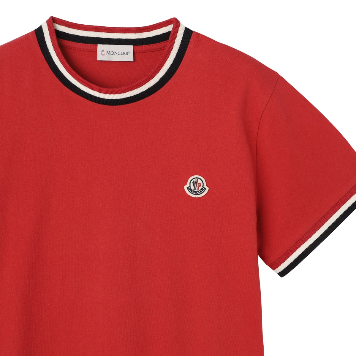 ①MONLLER モンクレール レッド Tシャツ レディース 8c00014-1.jpg