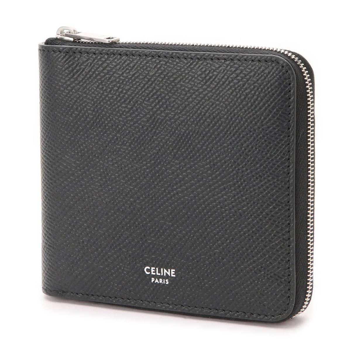 CELINE セリーヌ 2つ折り財布　小銭入れ付き/ZIPPED BI-FOLD WALLET メンズ